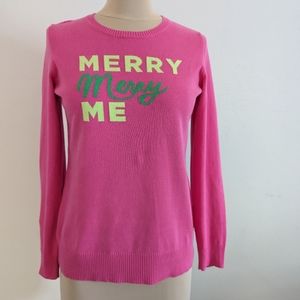 Lily Pulitzer Pink Sweater Size M.